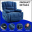 Fauteuil inclinable Living Space avec chauffage, vibration et positions inclinables multiples pour un confort ultime-1249733413