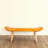 Cheikh Genuine Leather Upholstered Bench