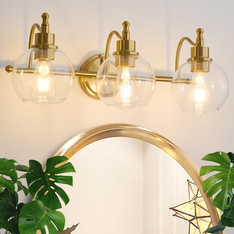 Kazanovicz 3 - Light Dimmable Vanity Light, Gold