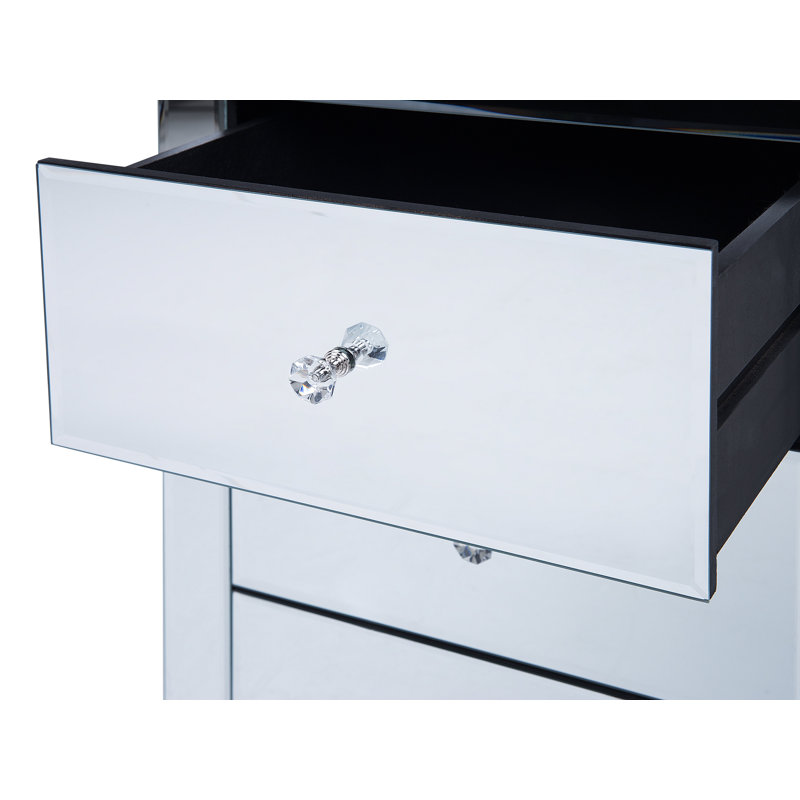 45cm W Manufactured Wood Bedside Table