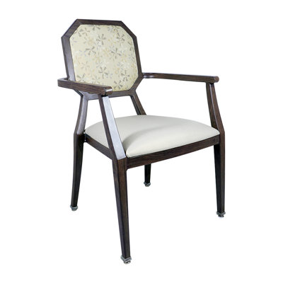 Otto 18.75'' H Upholstered Metal Stacking Armchair