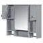 Armoire de rangement murale moderne 35 po x 28 po-28035642