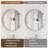 Round Bathroom Mirror with Tempered Glass-220341413-220341401