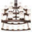Loxley 39 - Light Dimmable Chandelier