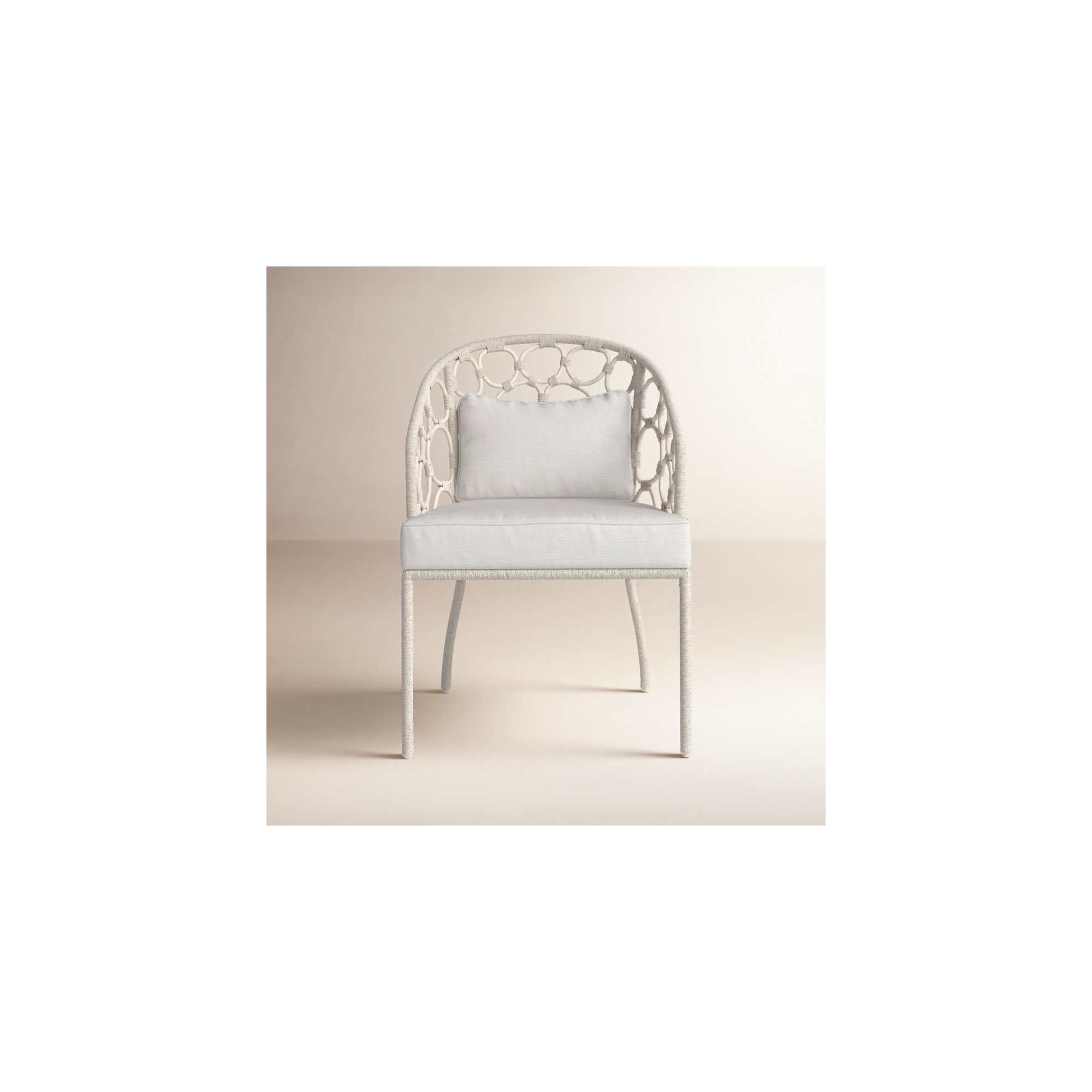 Rosalie Arm Chair, Sea Salt