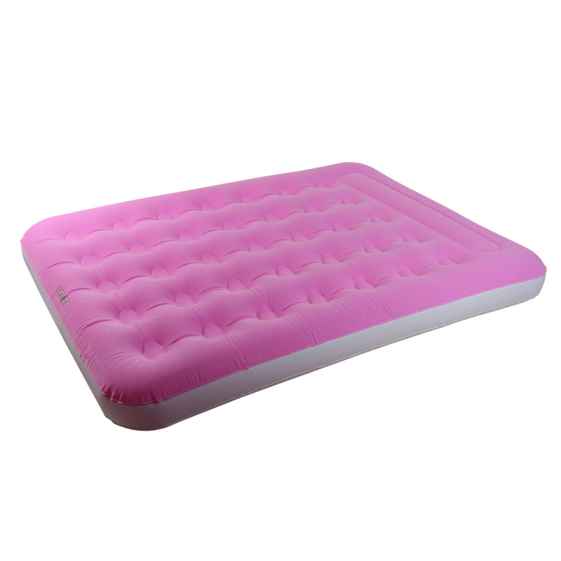 Matelas gonflable pour lit double 74,5 po, Rose