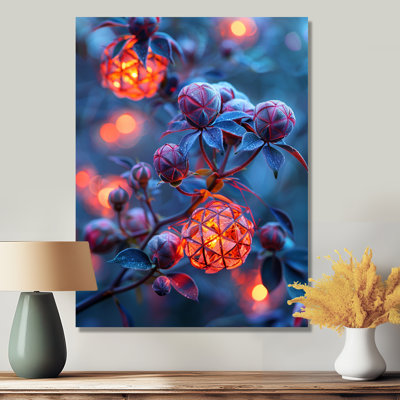 Baies cosmiques sur arbre galactique - Botanicals, art mural