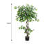120cm Artificial Banyan Tree in Pot for Indoor Outdoor Decor