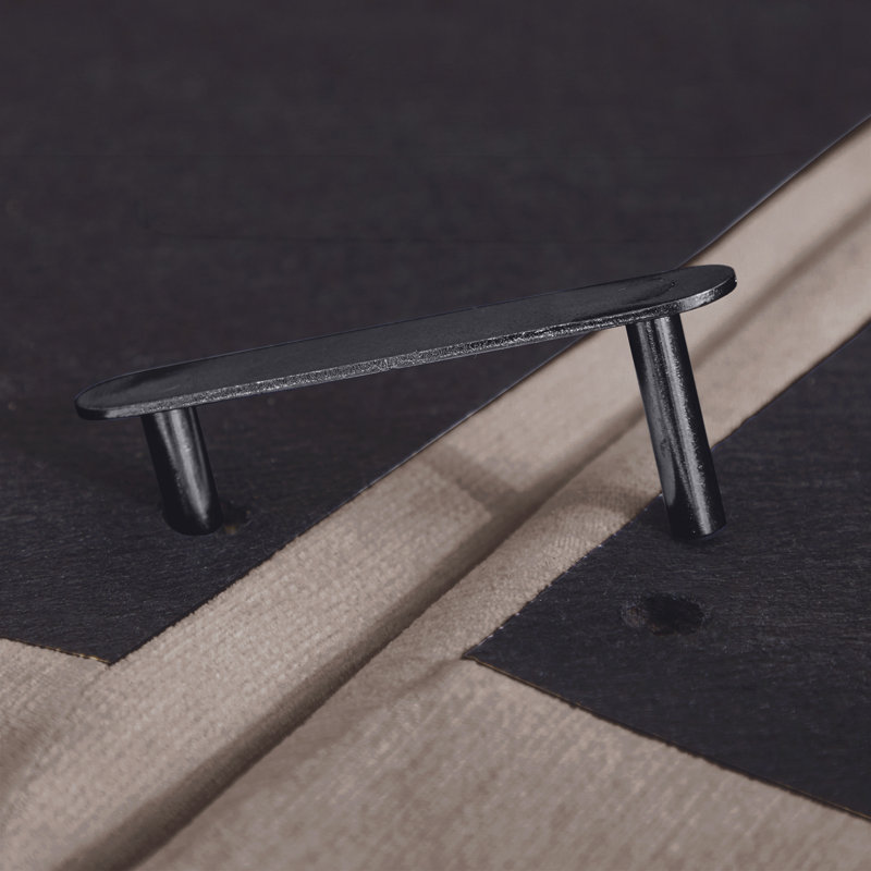 Canapé en forme de L avec coussin délicat, forme ergonomique et repose-pieds mobile, Tissu café