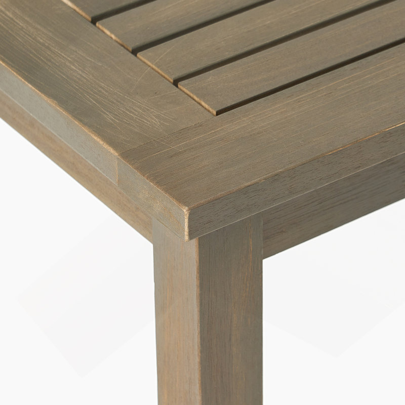 Causeuse avec table basse pour l'extérieur, Gris foncé
