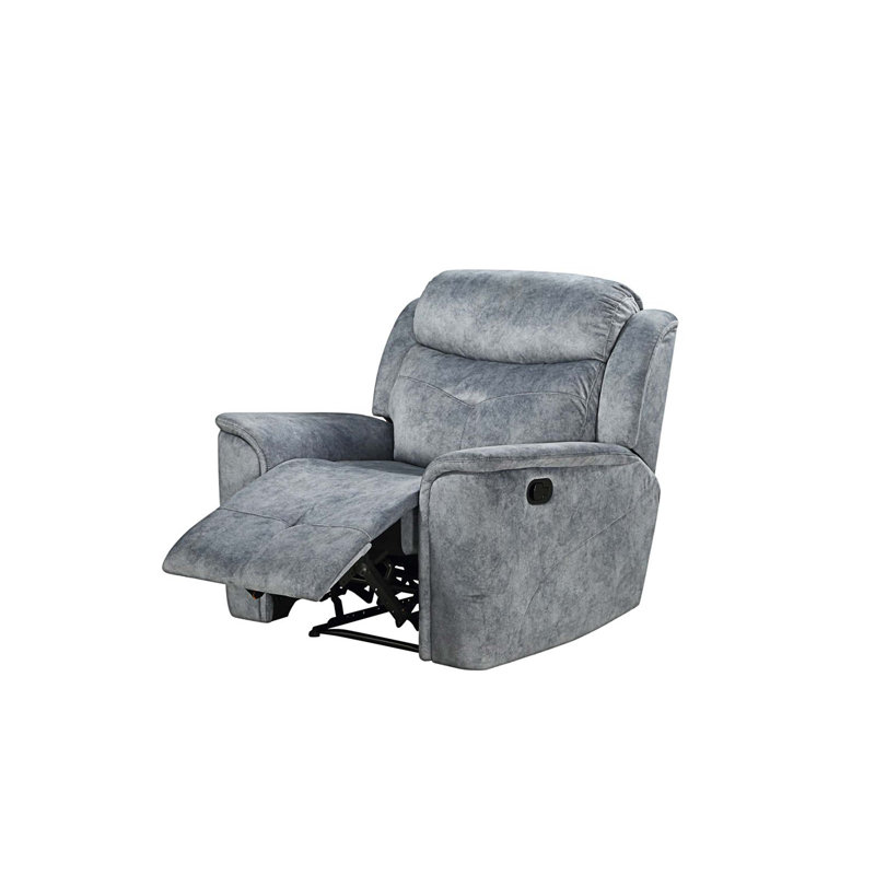Fauteuil inclinable rembourré en tissu