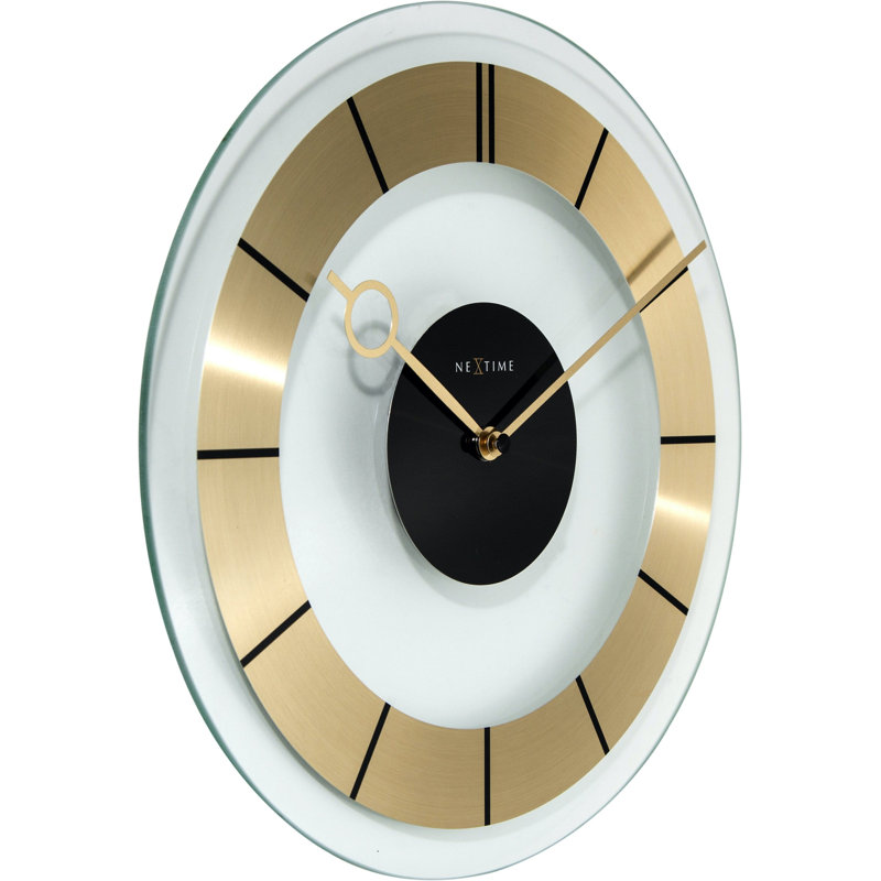 Glass Wall Clock