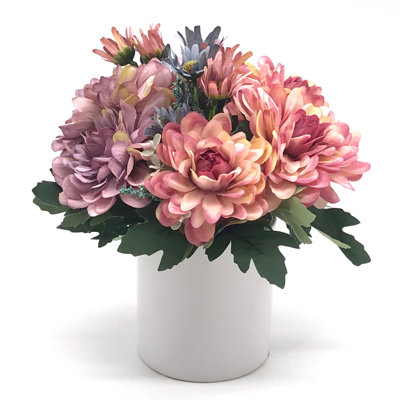Silk Arrangement in Vase