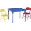 Ensemble de table pliante et de chaises pour enfants, ensemble d'activités de classe léger-600303127