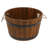 Opheim Wood Barrel Planter
