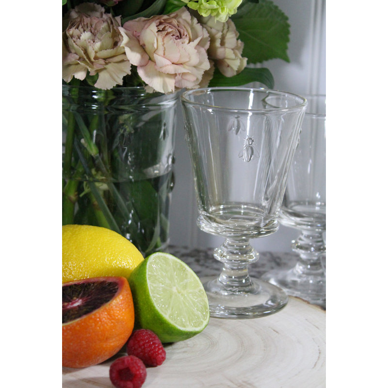 Glass Wine Glass, 8 oz, Clear