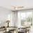 Nicola 52" 3-Blade Standard Ceiling Fan With Remote and Led Light-1094886028