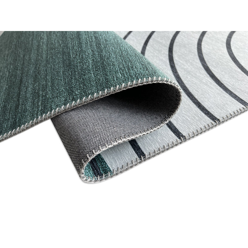 Alesio Geometric Machine Printed Area Rug, Rectangle 160 x 230cm