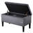 32" Upholstered Storage Ottoman Bench With Corduroy Fabric-988864858