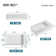 32 in. Wall-Mount Solid Surface Bathroom Sink with Built-in Towel Bar