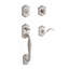 Westcliff Handleset with Deadbolt and Door Lever and Rosette-22040167-22040200