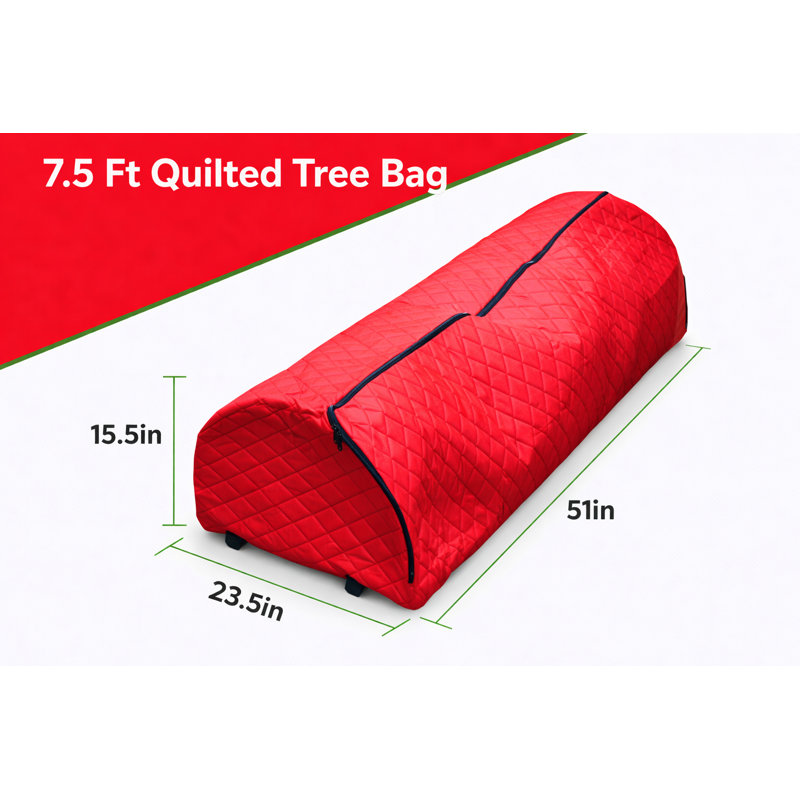 Rangement pour arbre de Noël H 9 po x l 6,5 po x P 26,5 po, 7.5 ft