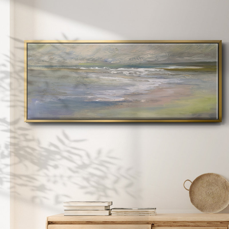 Beach Light II- Framed Canvas, 24" H x 60" W
