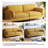 Vontavious 90.3'' Corduroy Sofa-1466095401