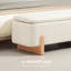 Repose-pieds avec rangement Linen