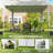 Outsunny 10 x 10 ft Pop Up Canopy Tent with Sidewalls, UPF50+ Outdoor Portable Instant Canopy Shelter with Carry Bag, Sandbags, Adjustable Height for  Parties, Events, Camping