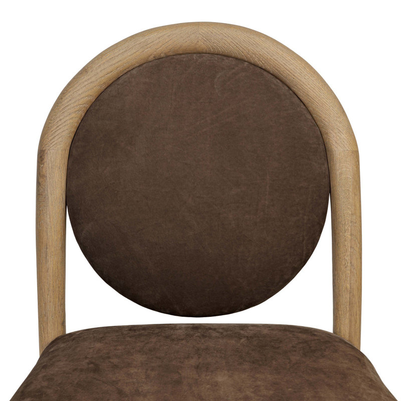 Prentiss Dining Chair-Nubuck Cigar, Nubuck Cigar