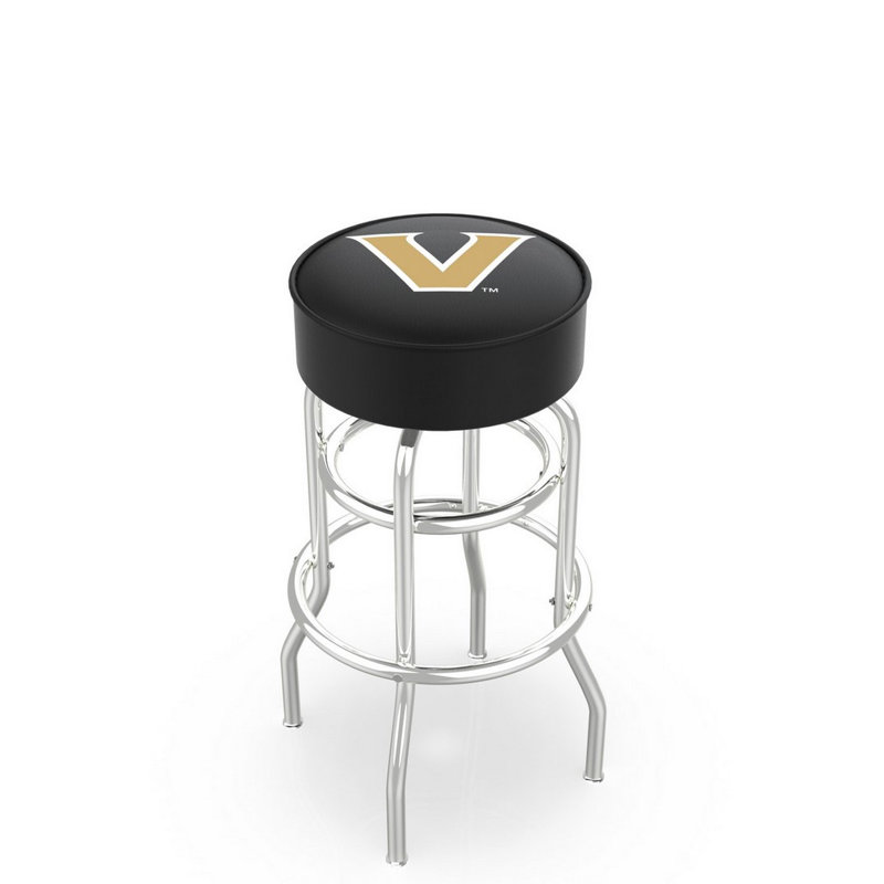 NCAA Swivel Bar & Counter Stool, Bar Stool (30" Seat Height), Vanderbilt