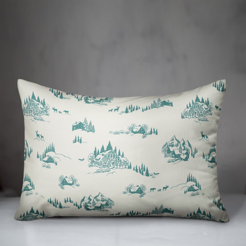 Wallaston Throw Pillow, Rectangle 14"H x 20"W