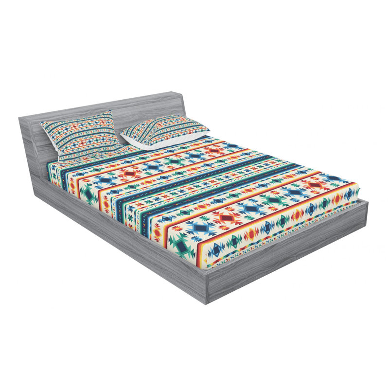 Microfiber Sheet Set, Queen Sheet Set with Fitted Sheet