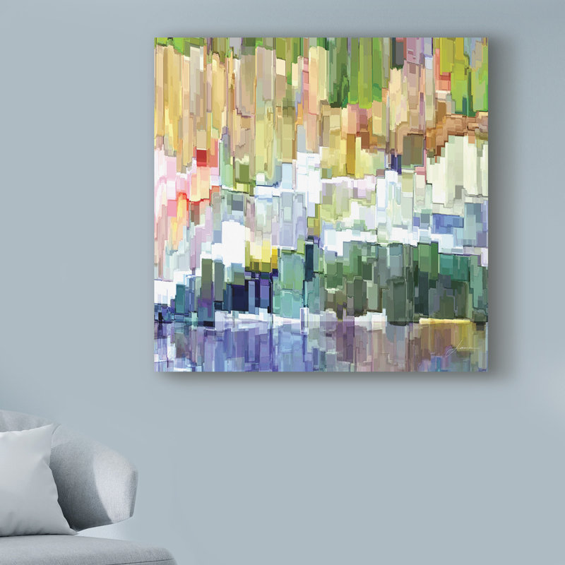 « glacier bay iii », reproduction d’impression sur toile tendue, H 14 po x l 14 po x P 2 po