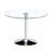 Alcester 5-Piece Round Tempered Glass Top Pedestal Dining Set-129460301-129460303-129460304