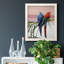 Palm Parrots - Peinture sur toile encadrée-109329974-109329983