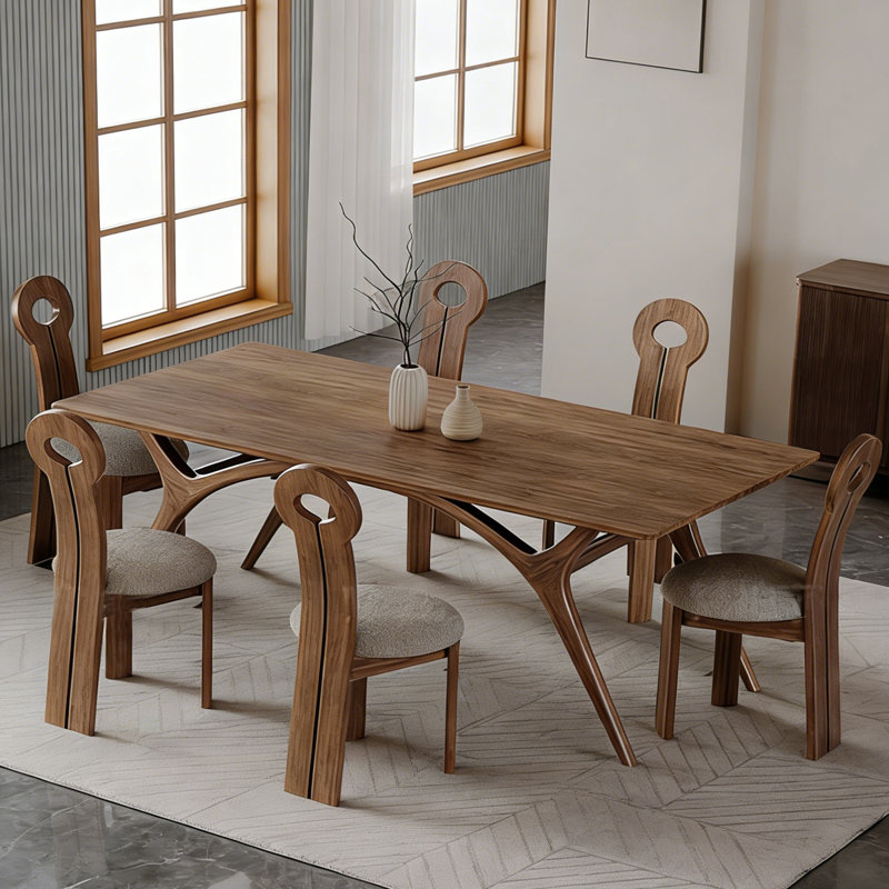 Table de salle à manger simple et tendance, H 30,71 po x L 70,87 po x l 35,43 po