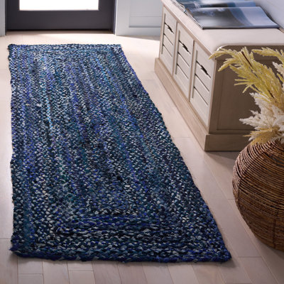 Tapis d'intérieur en coton tressé à la main