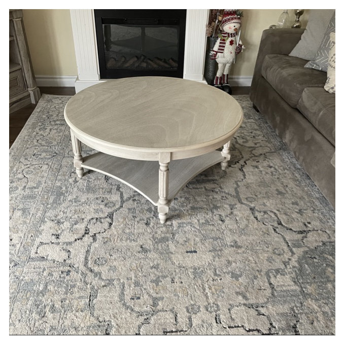 Locke Solid Wood Single Coffee Table - Antique Oak