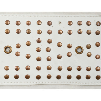 Studded Leather Trim