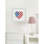 Impression encadrée « Heart Shape flag »-51961068