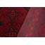 Tapis rouge / noir en laine noué à la main de style oriental Cremeans 5 pi 2 po x 6 pi 6 po