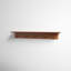 Shea Poplar Solid Wood Floating Shelf with Hooks-2126806222