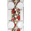 Chemin de table Festive Poinsettias Christmas F07M5-8B