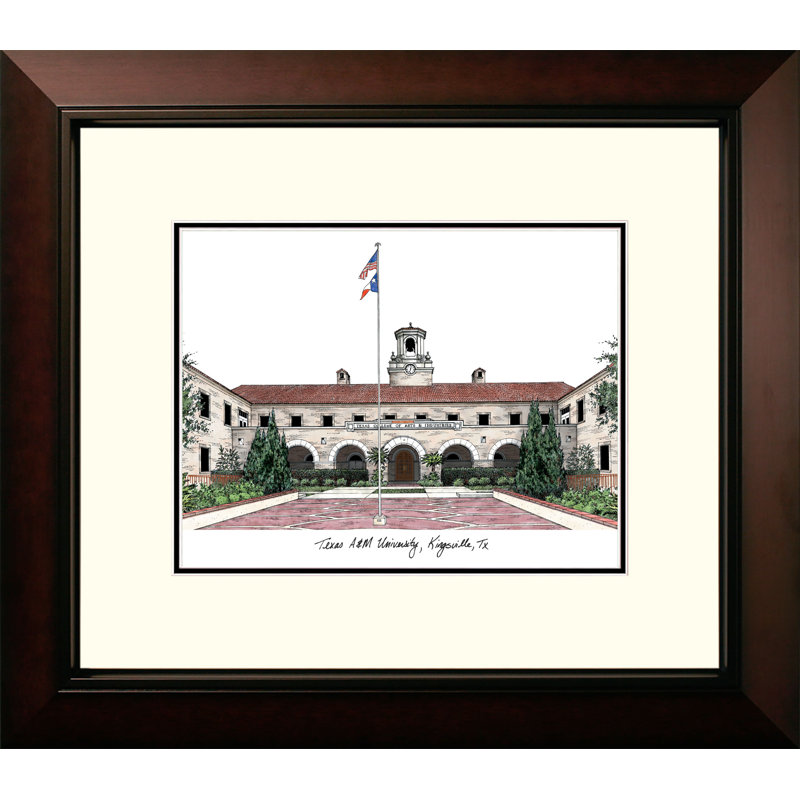 NCAA Texas A&M Kingsville Javelinas Legacy Alumnus Lithograph Picture Frame
