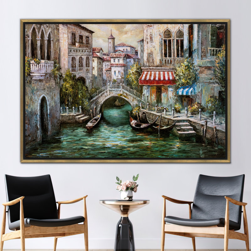 Print on Canvas, Gold Floater Framed, 70 cm H x 100 cm W
