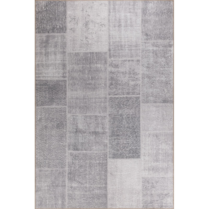 Vonzay Premium Grey Carpet, 7.5 x 10.8 ft, 100% Polyester, 4 mm Pile Height, 1850 g/m² | Eco-Friendly Recycled Poly Cotton Backing | Durable Machine Carpet for Living Room & Bedroom, Easy to Maintain, Stylish Design