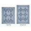 Tapis bleu / crème en laine touffeté à la main Orford-69792409