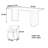 Modern Black Rectangular Dining Table-1815390743